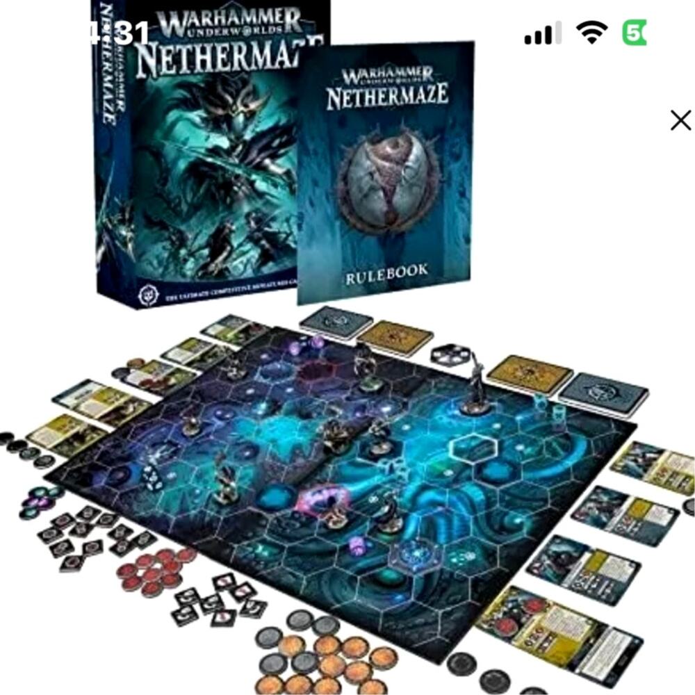 Warhammer Underworlds Nethermaze Sealed Box Set Ultimate Miniatures Game RARE - Picture 2 of 6